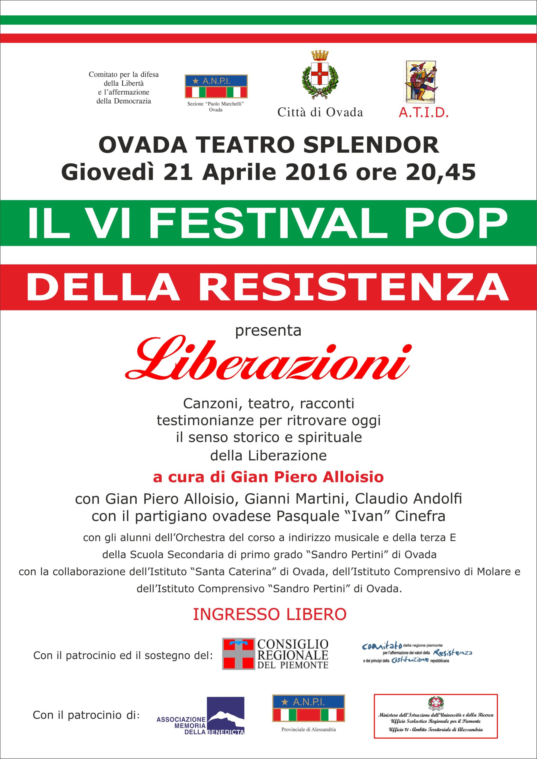 VI Festival Pop della Resistenza