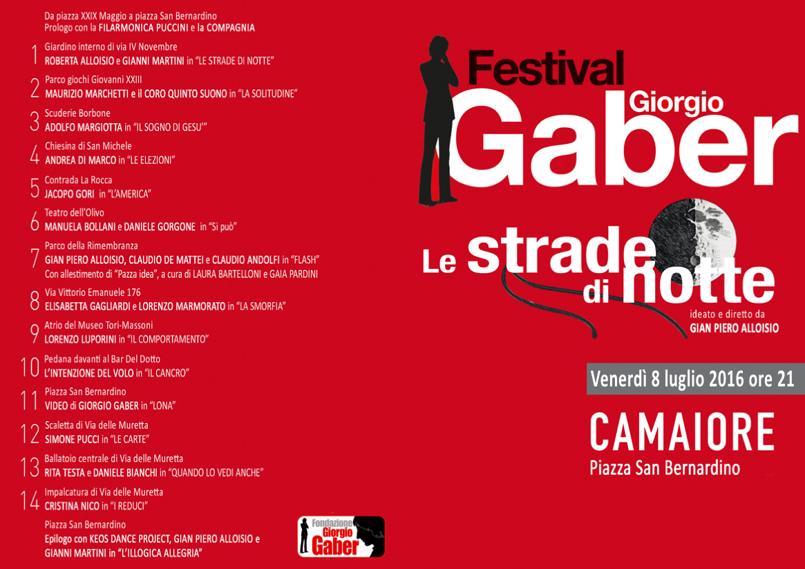 Festival Gaber 2016